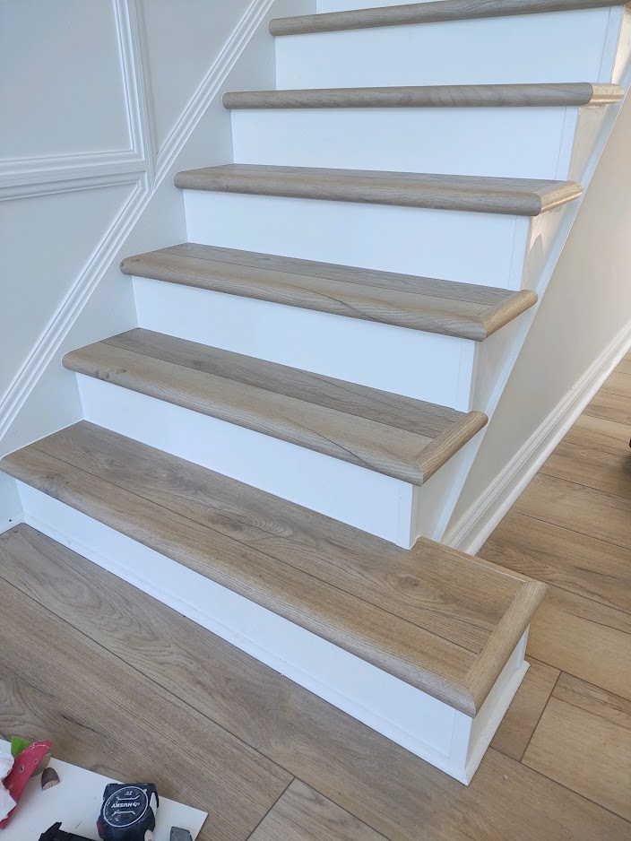 Maryland LVP Vinyl Stair Tread Bending