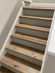 finished stair treads